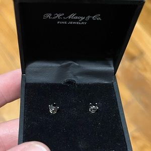 Black diamond earrings